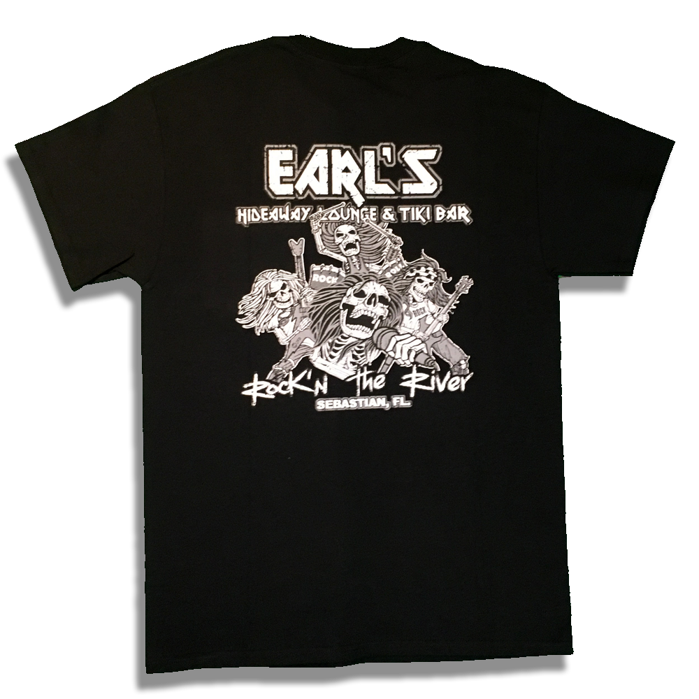 EARL'S SHORT SLEEVE - SKELETON TIKI BAR